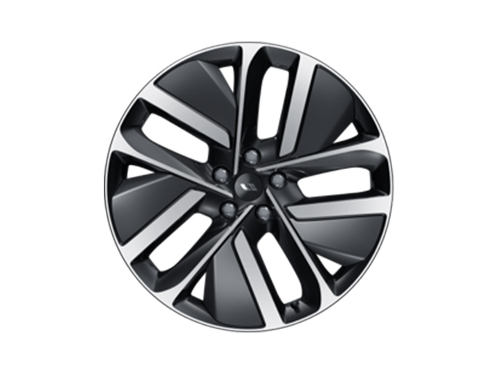 21" Silver-Grey Wheels